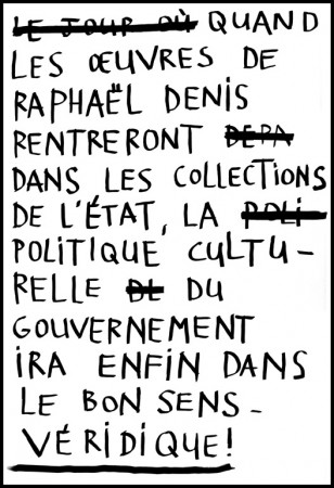 Liste et commentaire, RaphaÃ«l Denis